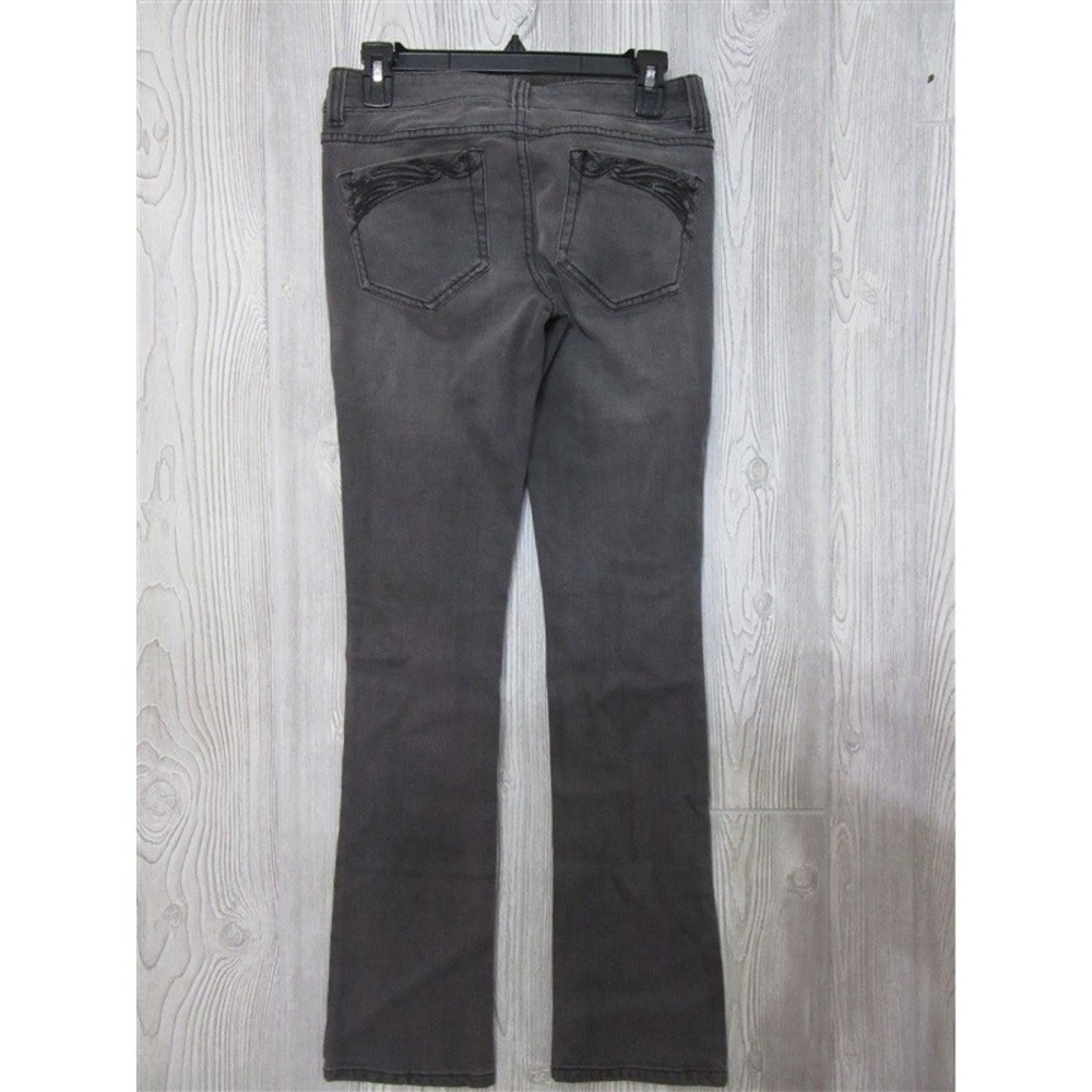 NWOT Ellemenno 3R embroidered black bootcut jeans 98583